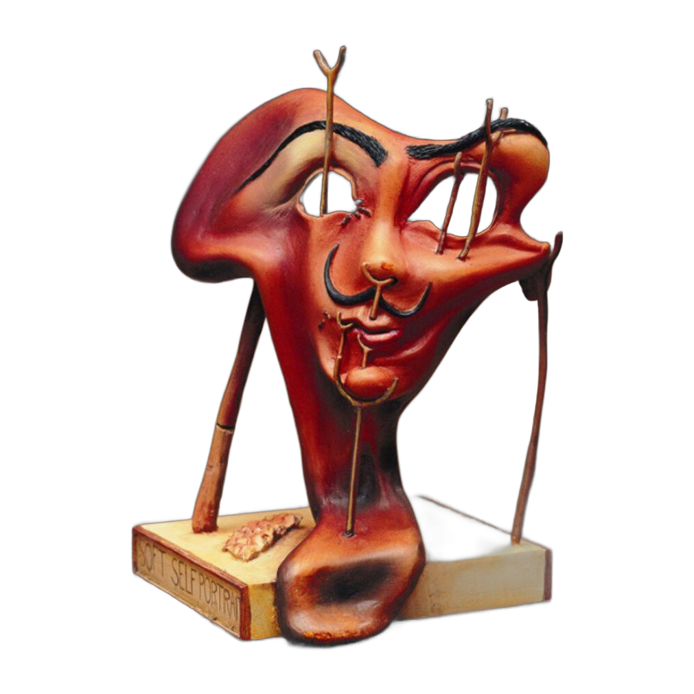 Dali – Zacht zelfportret met gebakken spek