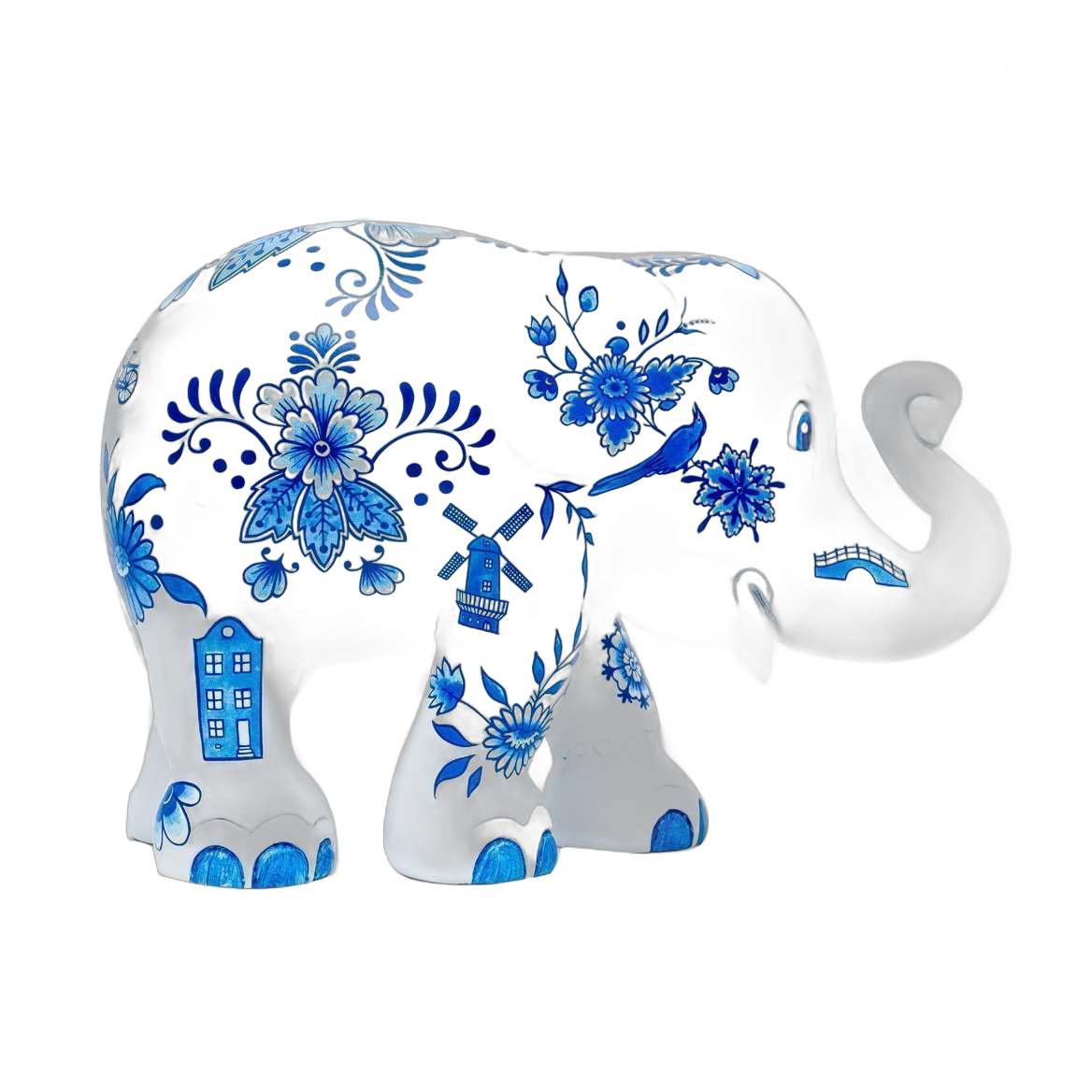 Elephant Parade - Delft Blue All Over 30cm