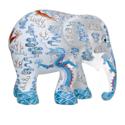 Elephant Parade - Doucai Dragons – Céramique 15cm