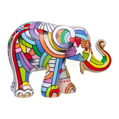 Elephant Parade - Happy peace, love and music 15cm