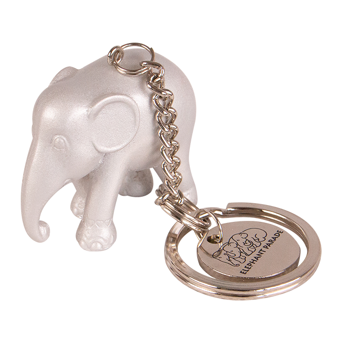 Porte-clés Elephant Parade – Argent métallisé
