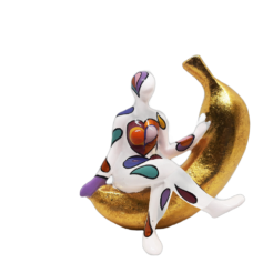 Art24 Design - Eva banana blanc