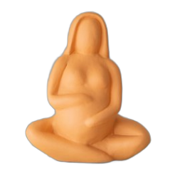 Femme enceinte en céramique (terre cuite)