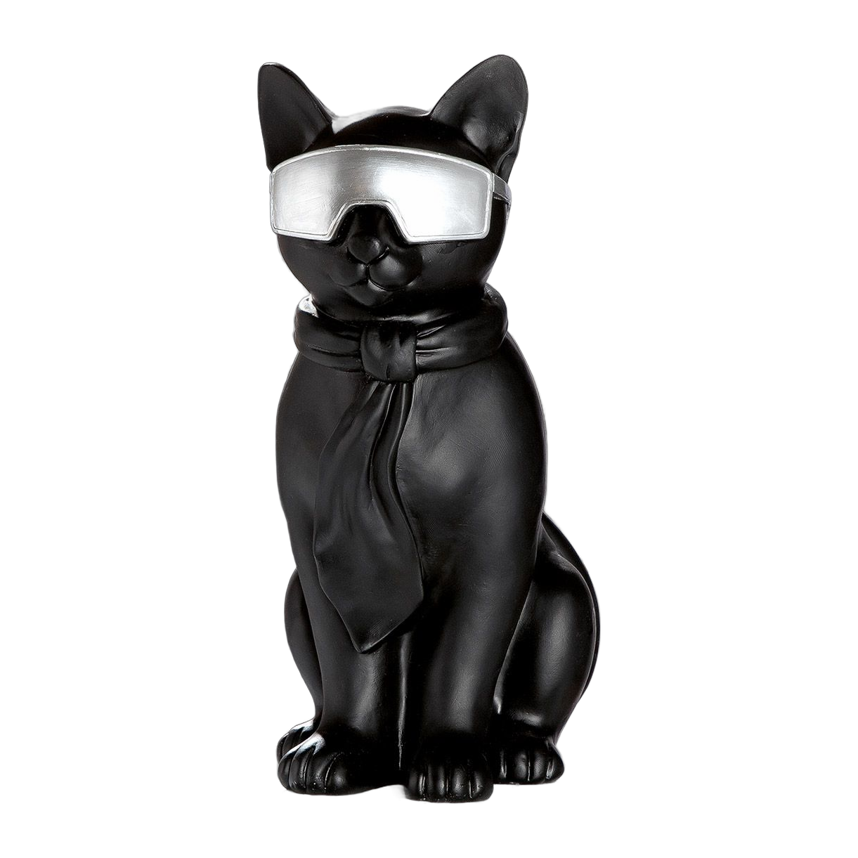 Figurine Chat Noir Assis “Hero Cat”