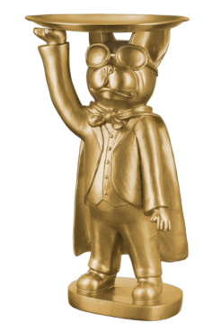 Figurine Golden Dog “Hero Dog” avec bol