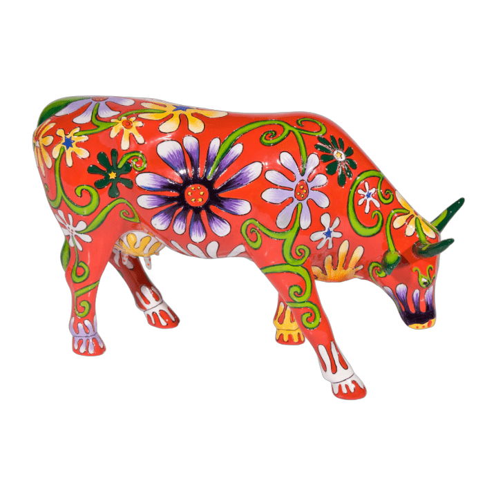 CowParade - Flower Lover Cow (large)