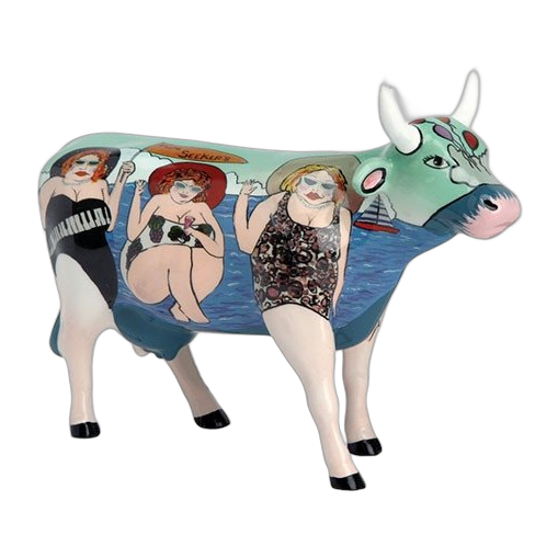 CowParade - Fun Seeker (medium ceramic)