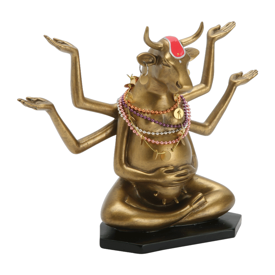 CowParade - Gala Night/Buddha Cow (medium)