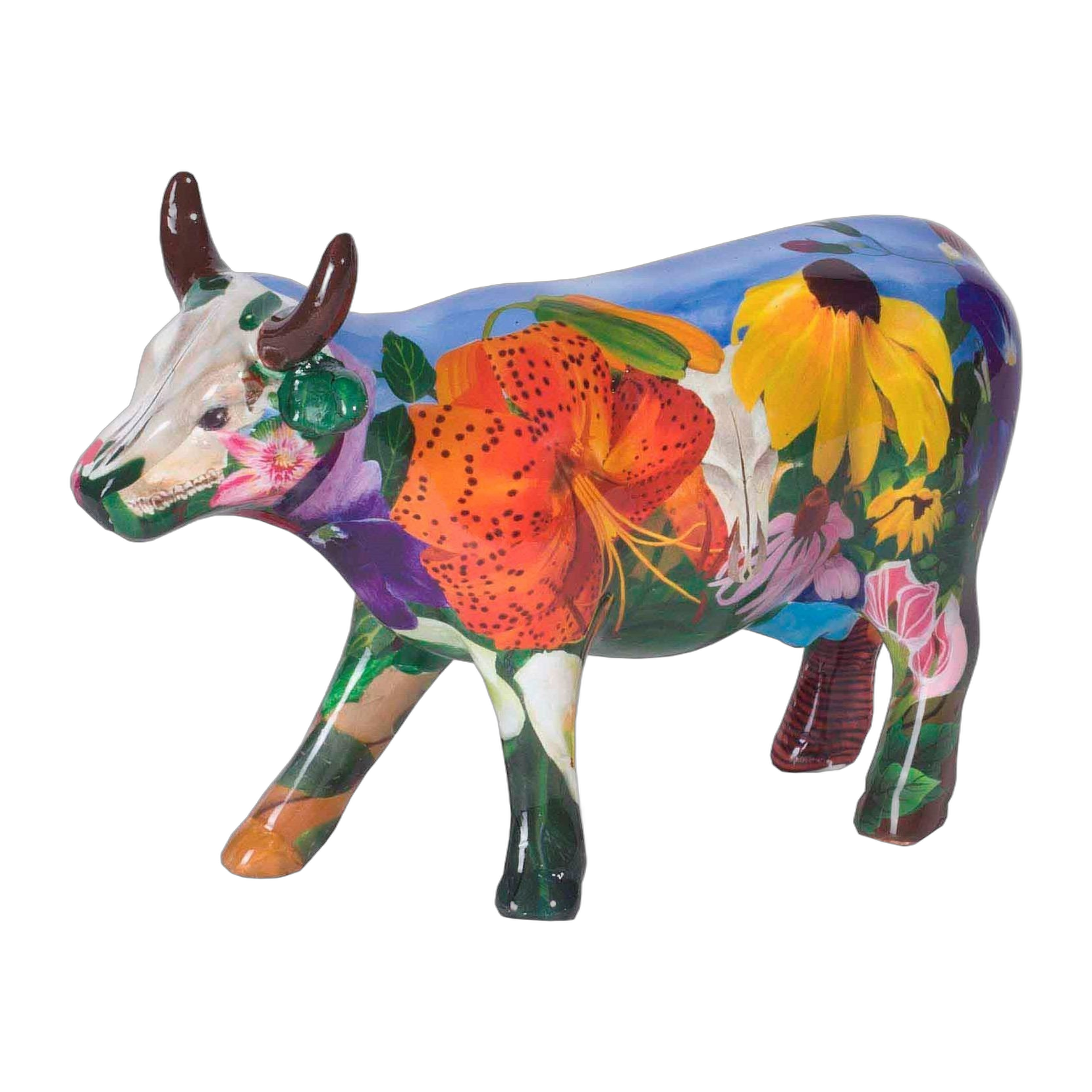 CowParade - Georgia O’Kowffe (medium ceramic)