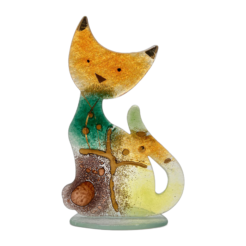 GaDecoGlass - Grand chat debout – Automne