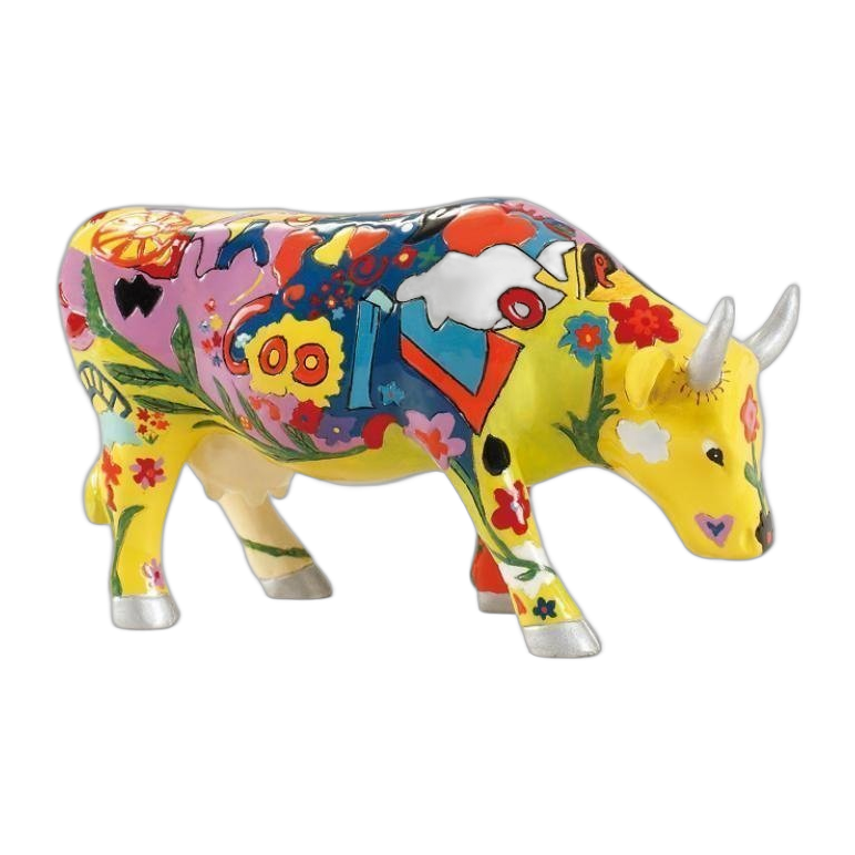 CowParade - Groovy Moo (medium resin)