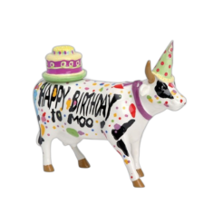 Happy Birthday To Moo! (medium ceramic)