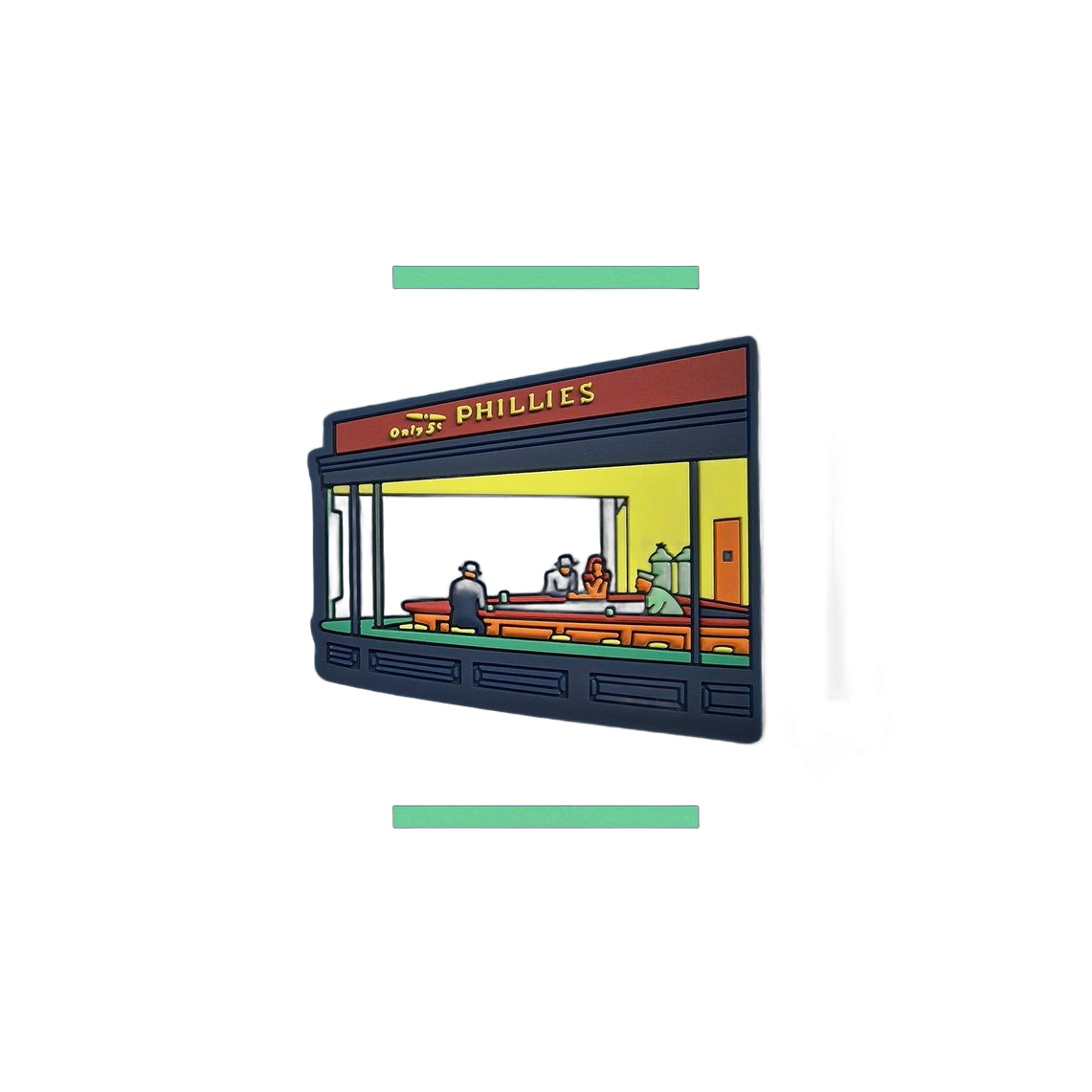 Hopper – Nighthawks Aimant de PVC