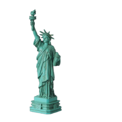 La Statue de la Liberté – Verte