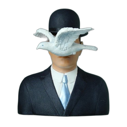 Magritte “L’homme au chapeau melon”