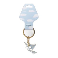 Magritte – L’oiseau de ciel Keychain