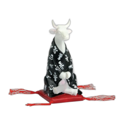 Meditating Cow (small)