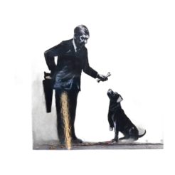 Banksy - Mini-peinture « Récompensé par la perte »