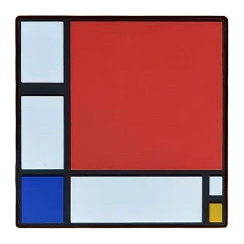 Mondrian Aimant en PVC