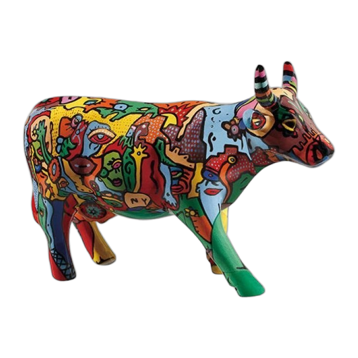 CowParade - Moo York Celebration (medium ceramic)