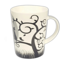 Mug avec Chat au Clair de Lune