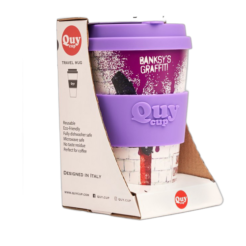 Mug de voyage Banksy en RPET 400 ml – Hammer Boy