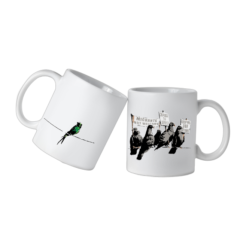 Mug en céramique Banksy 325 ml – Birds