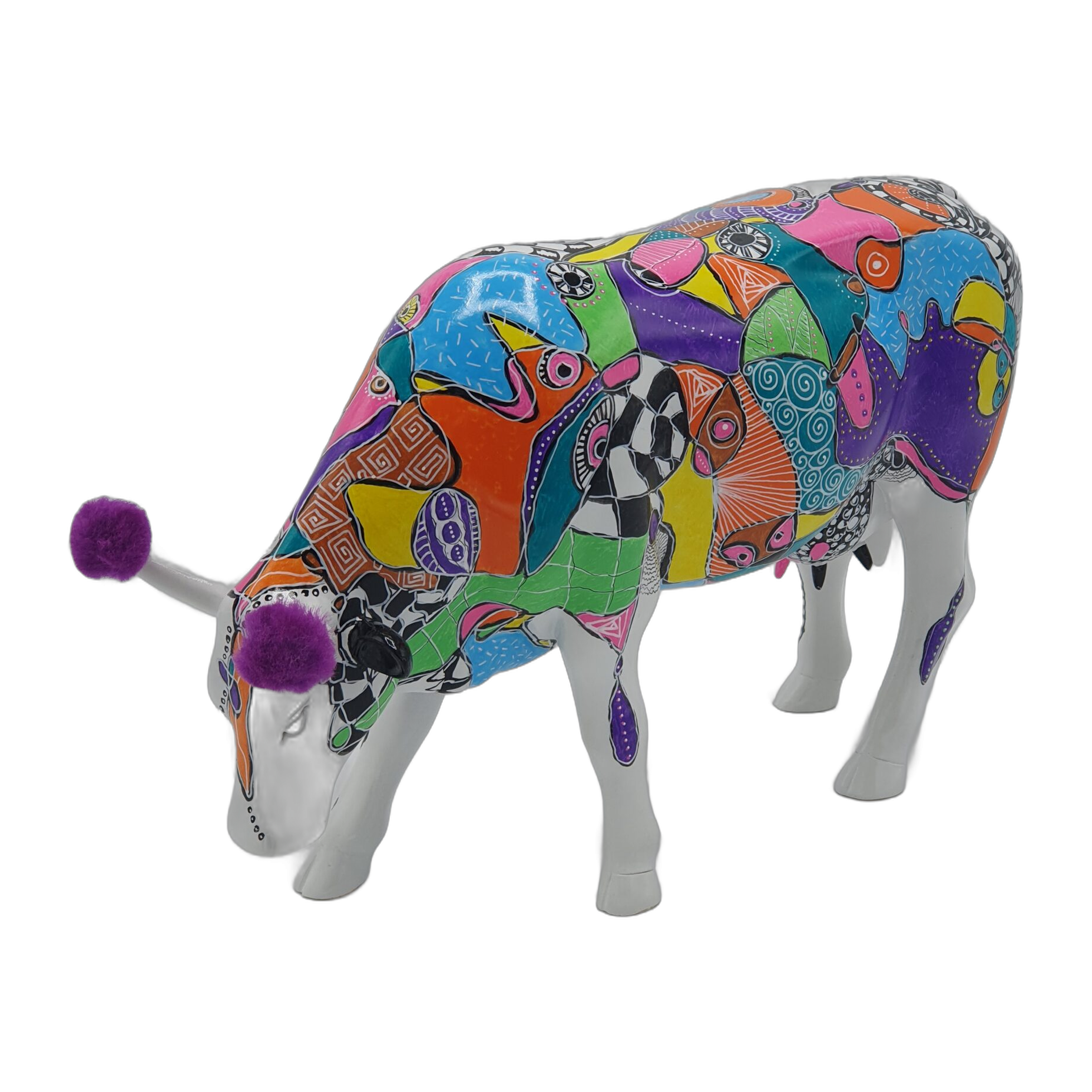 N’en faites pas trop, par Ellen Moorman – CowParade Large (unique)