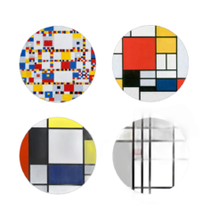 Onderzetters Mondriaan (coasters)