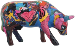 Partying with Pi-COW-sso (medium ceramic)