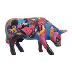 Partying with Pi-COW-sso (medium ceramic)