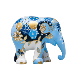 Elephant Parade - Patchie Indigo 15cm