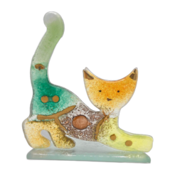 GaDecoGlass - Petit chat couché – Automne
