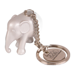 Porte-clés Elephant Parade – Argent métallisé