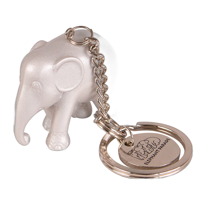 Porte-clés Elephant Parade – Argent métallisé