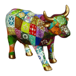 CowParade - Princess Leticia (medium ceramic)