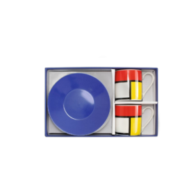 Service à expresso (2 tasses), Mondriaan