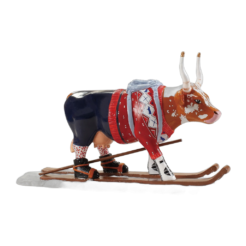 CowParade - Ski Cow – aka Loypelin Lauslam (medium resin)