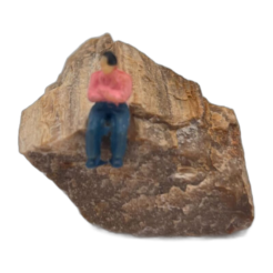 Kraan Crea - Statue miniature « Un peu seul »