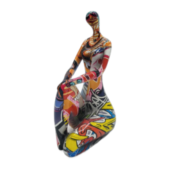 « Street Art » Femme (genou levé) version 1