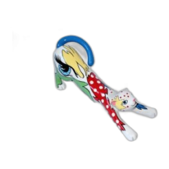 Tisha Marie - Stretching Cat small