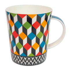 Tasse avec des Cubes Colorés