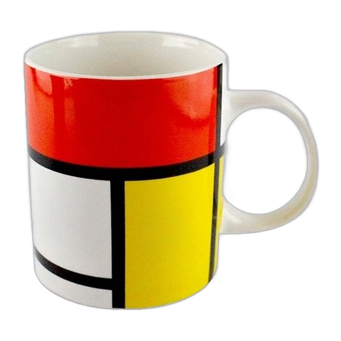 Tasse en boîte, Piet Mondriaan
