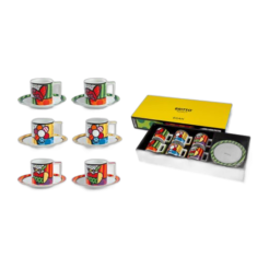 Tasses à expresso Britto “Cœur/Fleur/Pomme”
