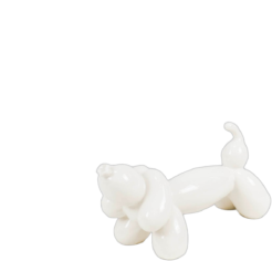 Teckel Balloon Dog White