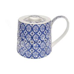Théière carrelage Bleu/Blanc