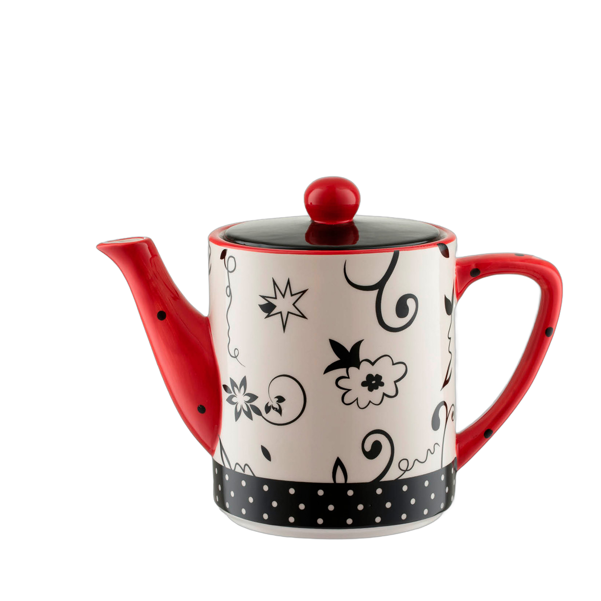Théière Retro Rouge