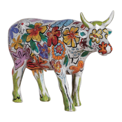 CowParade - Vaca Floral (grand)