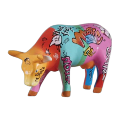 CowParade - Vaquinha Do Hip Hop (céramique moyenne)