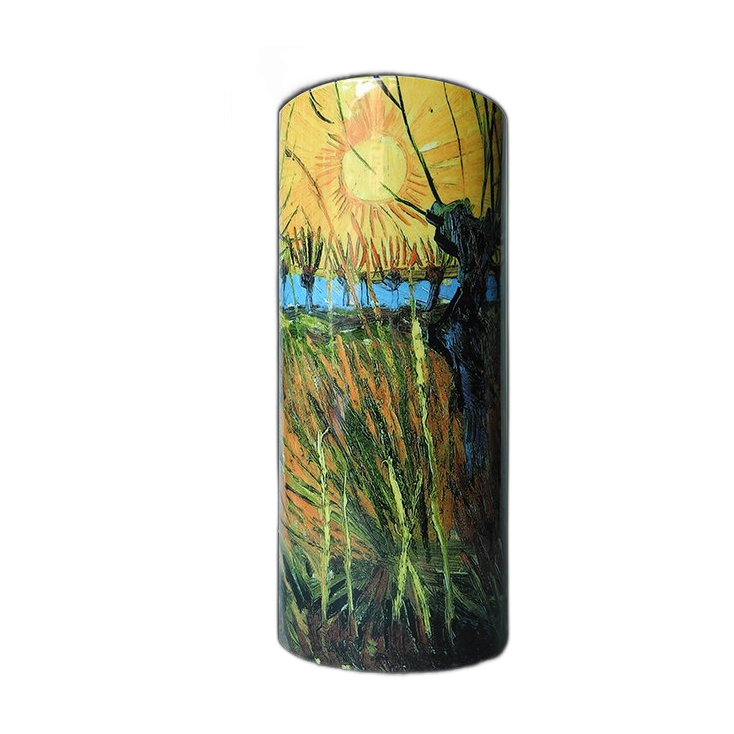 Vase van Gogh « Saules têtards au coucher du soleil »